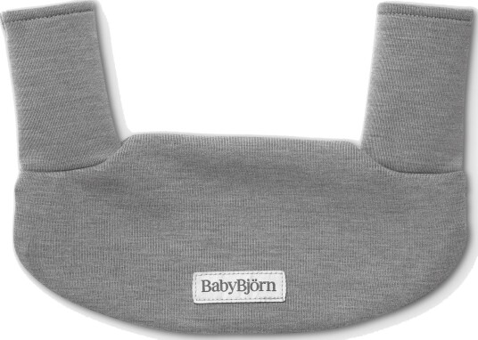 Babybjörn Bib For Baby Carrier Harmony Jersey Light Grey Grey One Size