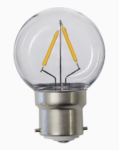 Star Trading LED-pære PC-plast krone B22 1,8W (15W) Star Trading LED-pære PC-plast krone B22 1,8W (15W)