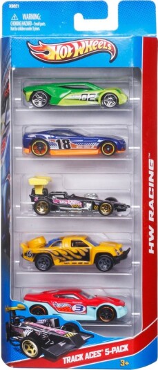 Hot Wheels Bilsett Assortert 5 pk