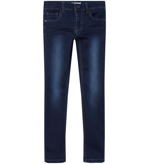 Name It Theo xtra slim jeans dark blue denim 110