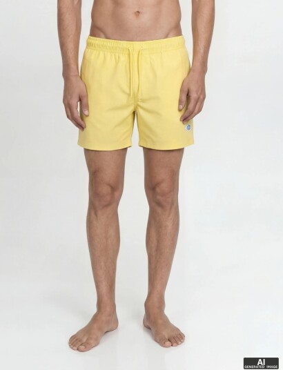Jack & Jones Jpstmaui Tropic Solid Swim Shorts Reg Sn Yellow L