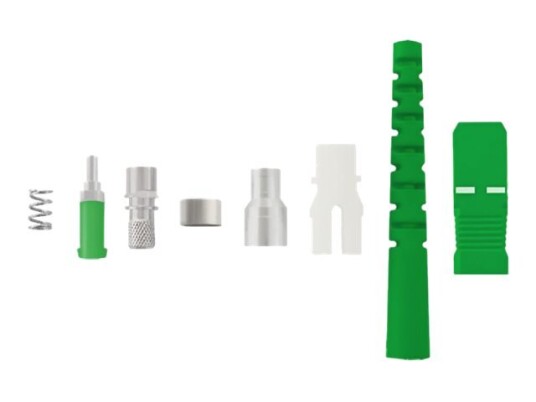 Qoltec - Nettverkkontakt - Sc/Apc-Enkeltmodus (Hann) - Fiberoptisk - 3 Mm / 125 Mikroner - G.657.A / G.657.A2 Qoltec - Nettverkkontakt - Sc/Apc-Enkeltmodus (Hann) - Fiberoptisk - 3 Mm / 125 Mikroner - G.657.A / G.657.A2