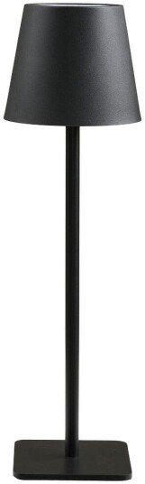 Senta bordlampe oppladbar svart.