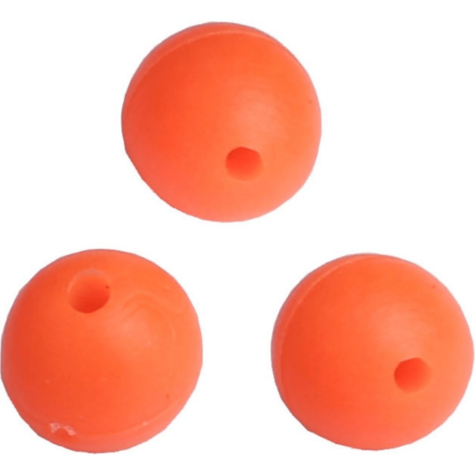 Soft Beads Red Glow 14 mm 10 stk Soft Beads Red Glow 14 mm 10 stk