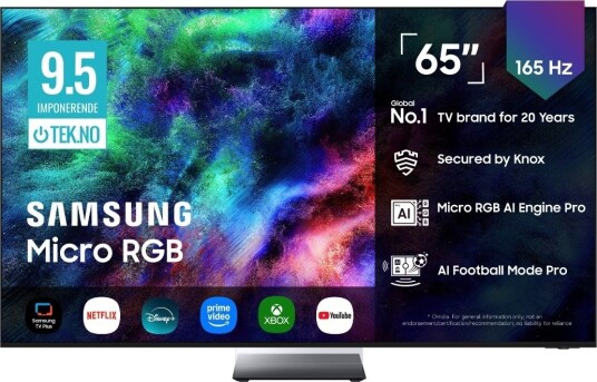 Samsung 65" R95H Micro RGB 4K Smart TV 2026 Samsung 65" R95H Micro RGB 4K Smart TV 2026