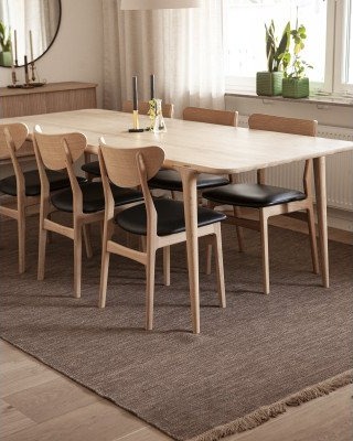 Kilands Nejd brown – håndvevd ullteppe