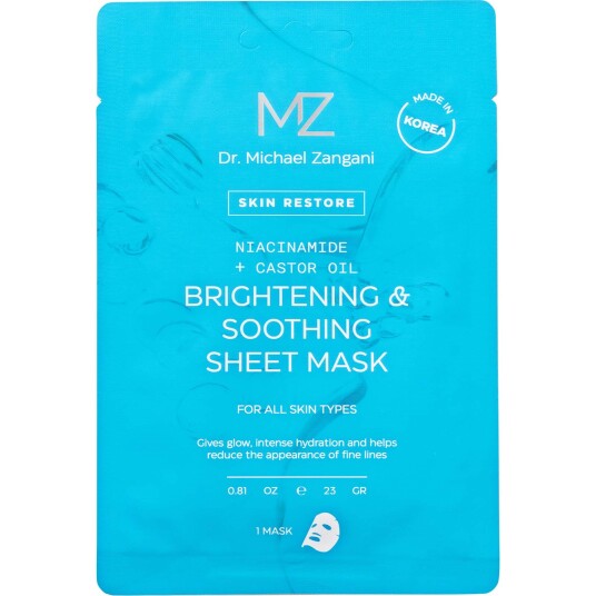 Dr. Michael Zangani Skin Restore Brightening & Soothing Sheet Mask 23