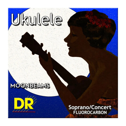 DR Strings UFSC Ukulele Soprano 021-022 Concert Clear Fluorocarbon