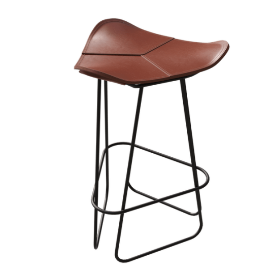 Cuero Pampa Barstol 82 cm Sort / Montana Cuero Pampa Barstol 82 cm Sort / Montana
