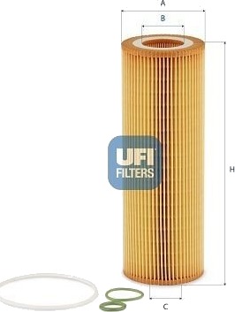 Oljefilter UFI 25.181.00 Oljefilter UFI 25.181.00