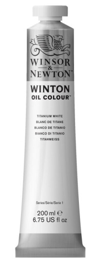 Winsor & Newton Winton Oljemaling 200 ml Titanium white 644