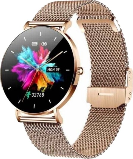 Manta Alexa Women's Smartwatch Gold Plus Pink Strap Manta Alexa Women's Smartwatch Gold Plus Pink Strap