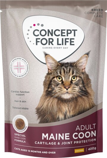 Concept For Life Tørrfôr Adult Maine Coon Ny 400 G