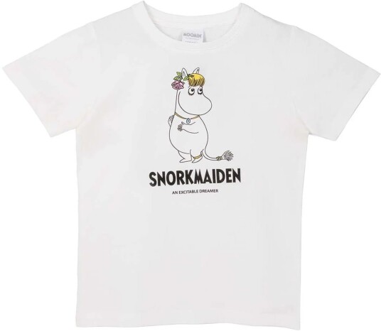 Moomin by Martinex Karakter Snorkfrøken T-skjorte Hvit 122-128