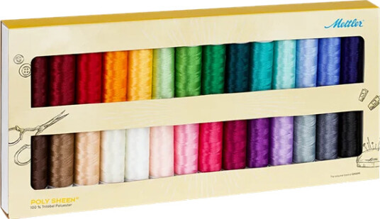 Amann/Mettler Broderitrådsett Basic 28 ruller
