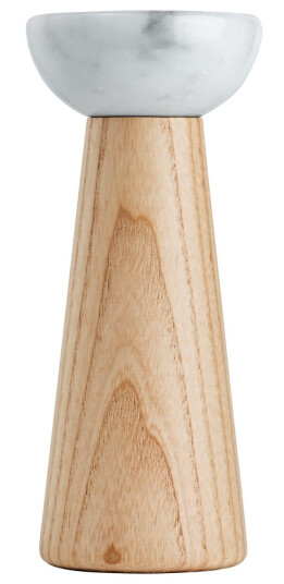 Vega Saltkvern Marmilo 6x16 cm Lysebrun/Hvit Vega Saltkvern Marmilo 6x16 cm Lysebrun/Hvit