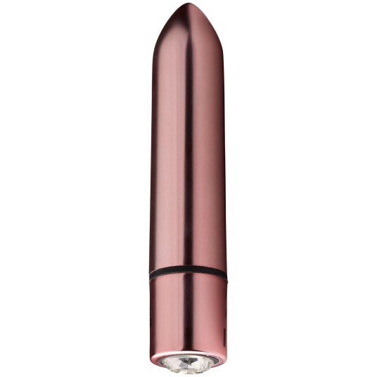 Baseks Oppladbar Glamorous Jewel Bulletvibrator Rose Gold