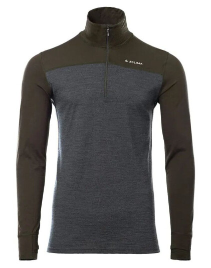 Aclima Lightwool 180 Polo W/ Zip M's Tarmac/marengo 2XL Aclima Lightwool 180 Polo W/ Zip M's Tarmac/marengo 2XL