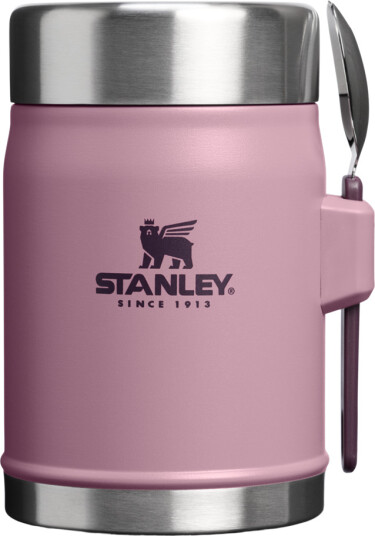 Stanley The Legendary Classic Mattermos med Spork 410 ml Purple Smoke Stanley The Legendary Classic Mattermos med Spork 410 ml Purple Smoke