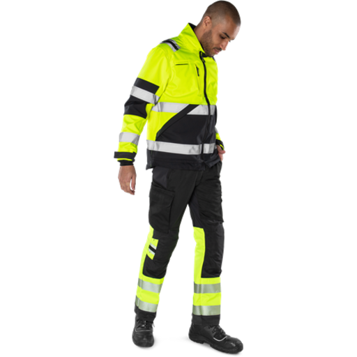 Fristads Byxa Stretch 2705 Plu, Klass 1 Varsel Gul/svart D104 Fristads Byxa Stretch 2705 Plu, Klass 1 Varsel Gul/svart D104