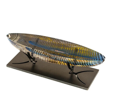 Kosta Boda BV Caspar Boat glasskulptur Klar Kosta Boda BV Caspar Boat glasskulptur Klar