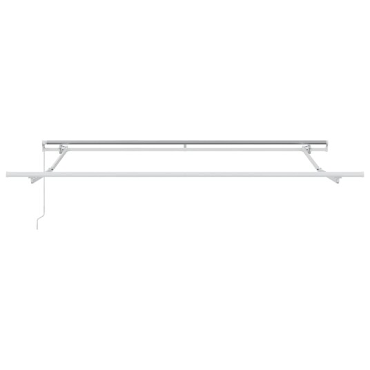 Manuell uttrekkbar markise burgunder 300x250 cm 3215228