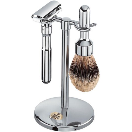 Merkur Futur Silvertip barbersett 3 deler Merkur Futur Silvertip barbersett 3 deler