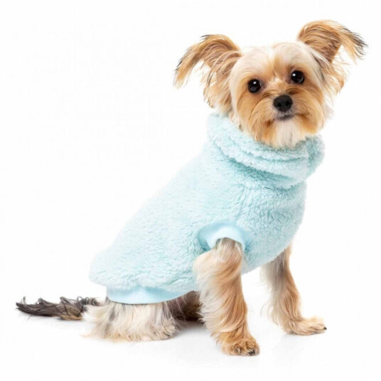 Fuzzyard Turtle Teddy Hundetrøje Lysblå (2)