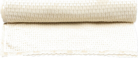 Konges Sløjd Fanga Antique White Venti Pointelle Teppe GOTS