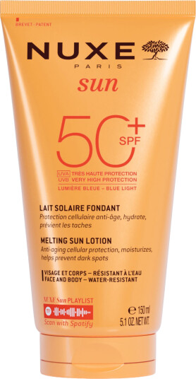 Nuxe Sun Melting Lotion SPF 50 - Fuktighetsgivende Solkrem for Ansikt og Kropp 150ml Nuxe Sun Melting Lotion SPF 50 - Fuktighetsgivende Solkrem for Ansikt og Kropp 150ml