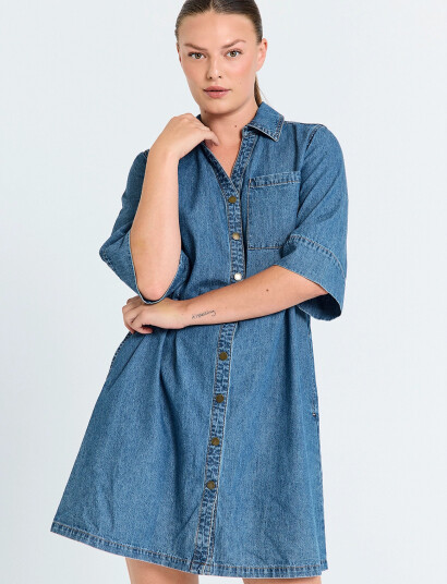 FREE/QUENT Fqlisea Dress Blue XS FREE/QUENT Fqlisea Dress Blue XS