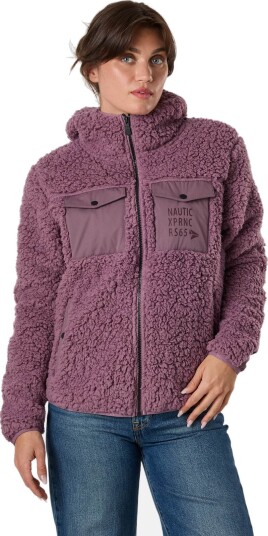 Nautic Xprnc Marstrand Stretch Pile Hood Jacket W Nautic Xprnc Marstrand Stretch Pile Hood Jacket W