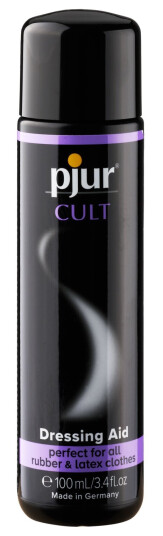 pjur Cult Latex Dressing Aid og Conditioner 100 ml   - Hvit