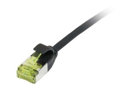 Patchkabel Rj45 Cat6a 500Mhz 5M Svart Uftp Slimline Rund D38mm Tpelszhsuperflex Awg32 Med Cat7 Råkabel Synergy 21