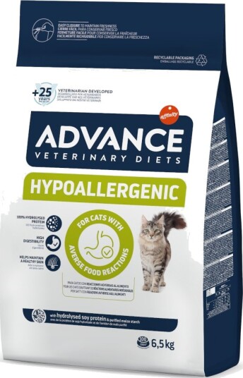 Affinity Advance Veterinary Diets Tørrfôr Veterinary Hypoallergenic Diets Feline 6.5 kg
