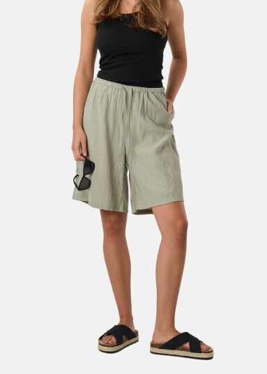 Savannah Crinkle Bermuda Shorts W Savannah Crinkle Bermuda Shorts W