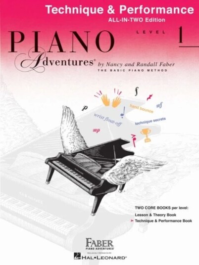 Piano Adventures All-In-Two Level 1 Tech. & Perf. Piano Adventures All-In-Two Level 1 Tech. & Perf.