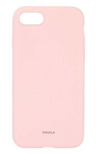 Onsala Silikondeksel Chalk Pink til iPhone 6/7/8/SE - Beskyttelse og Stil