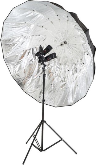 Other Brand Paraply Reflektiv S?lv Parabolsk 157 cm