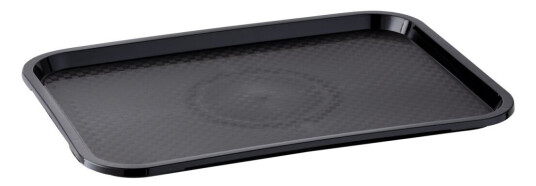 APS Fast Food brikke; Størrelse GN 1/1 53x32.5x2 cm LxBxH; Svart; Rektangulær