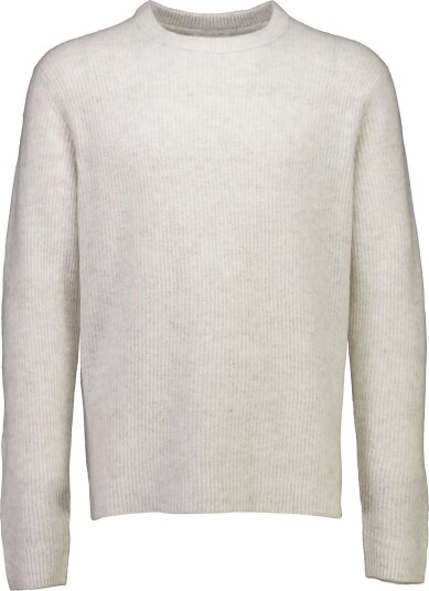 Lindbergh Rib Knitted L/S O Neck Sweater Beige M