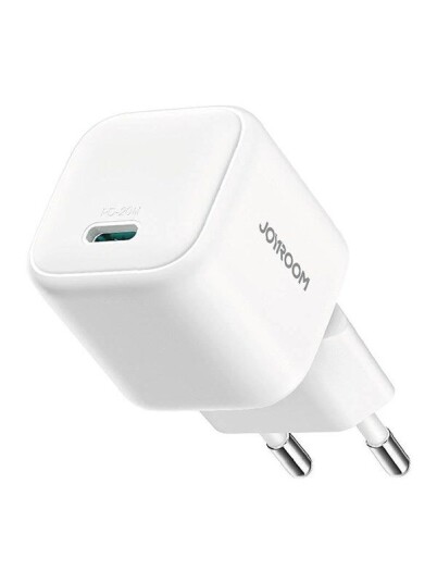 Joyroom 20W GaN USB-C Vegglader Hvit Joyroom 20W GaN USB-C Vegglader Hvit