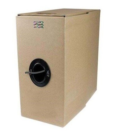 Bulk Roll of Gray CMR Cat 6 Solid UTP Riser Cable