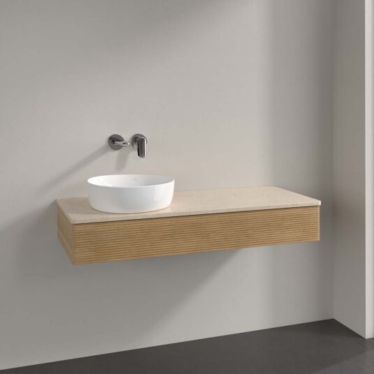Villeroy & Boch Antao Servantskap med 1 skuff 120x50x19 cm u/lys Eik/Crème