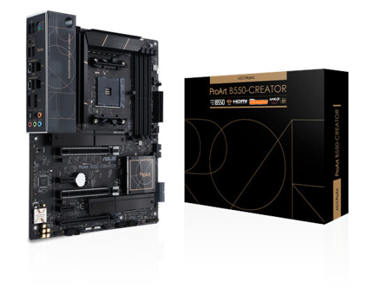 ASUS ProArt B550-CREATOR Hovedkort - AMD B550 - AMD AM4 socket - DDR4 RAM - ATX ASUS ProArt B550-CREATOR Hovedkort - AMD B550 - AMD AM4 socket - DDR4 RAM - ATX