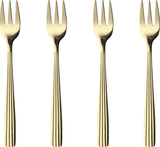 Aida RAW kakegaffel 4 stk champagne gold Aida RAW kakegaffel 4 stk champagne gold