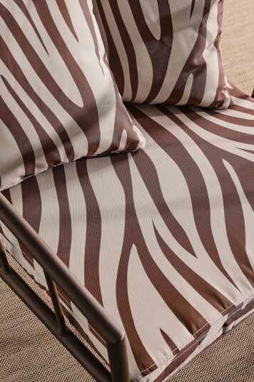 Jotex Seteunderlag Lenestol Brun zebra MENTON 1789662070