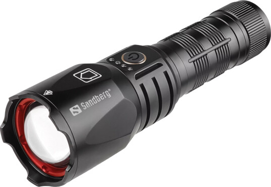 Sandberg Survivor Torch Powerbank 5000 mAh med 1200 Lumen - Vanntett og Justerbar Lysstyrke Sandberg Survivor Torch Powerbank 5000 mAh med 1200 Lumen - Vanntett og Justerbar Lysstyrke