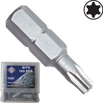 BATO 1/4" Bits Torx 20 x 25mm. 100 stk. pk.