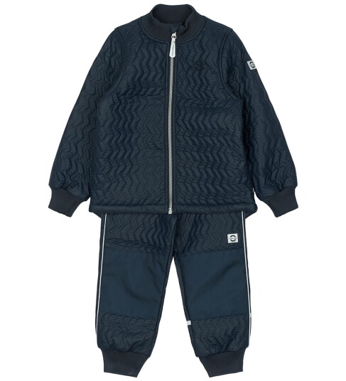 mikk-line Duvet Set W. Fleece Navy 74